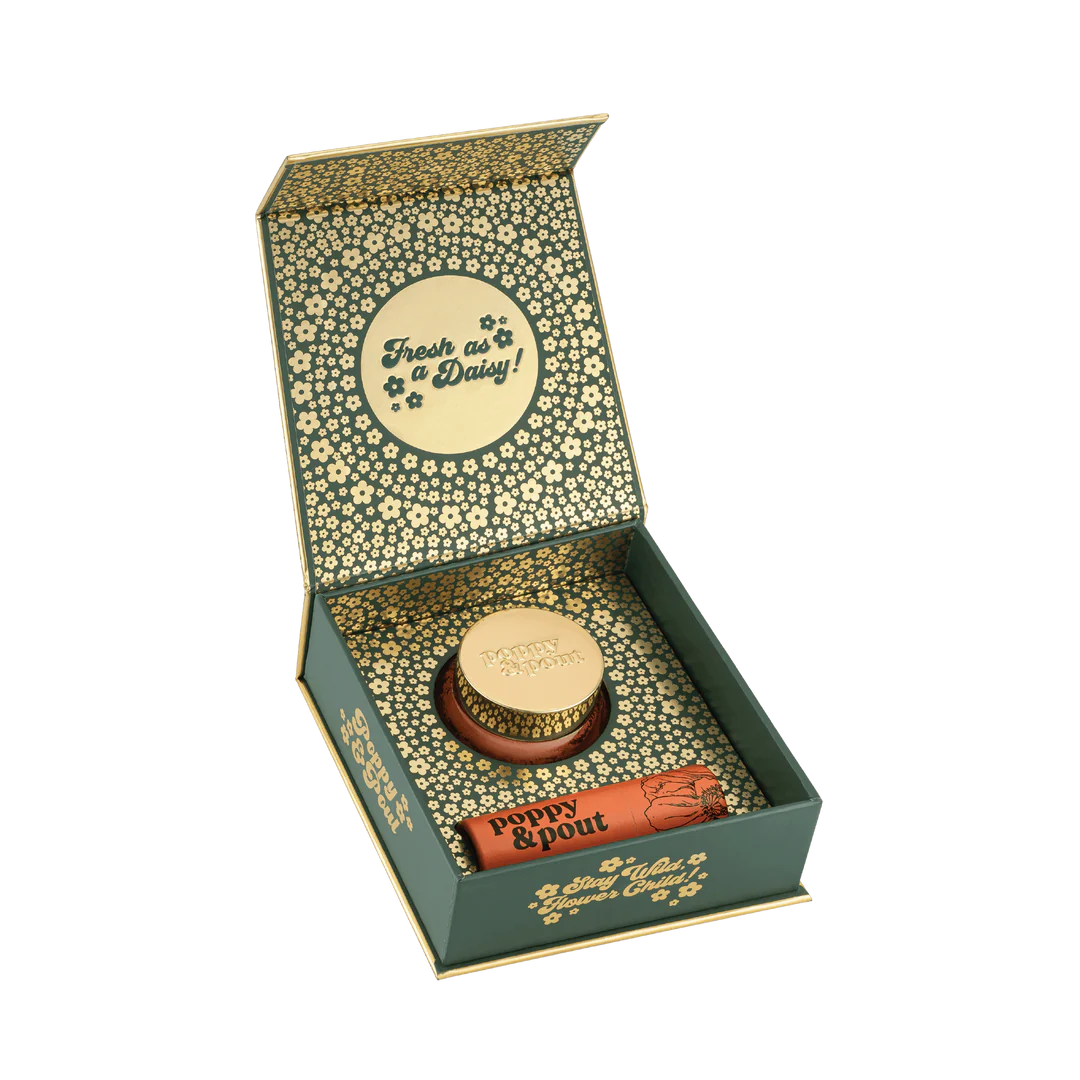 Lip Duo Gift Set - Pomegranate Peach