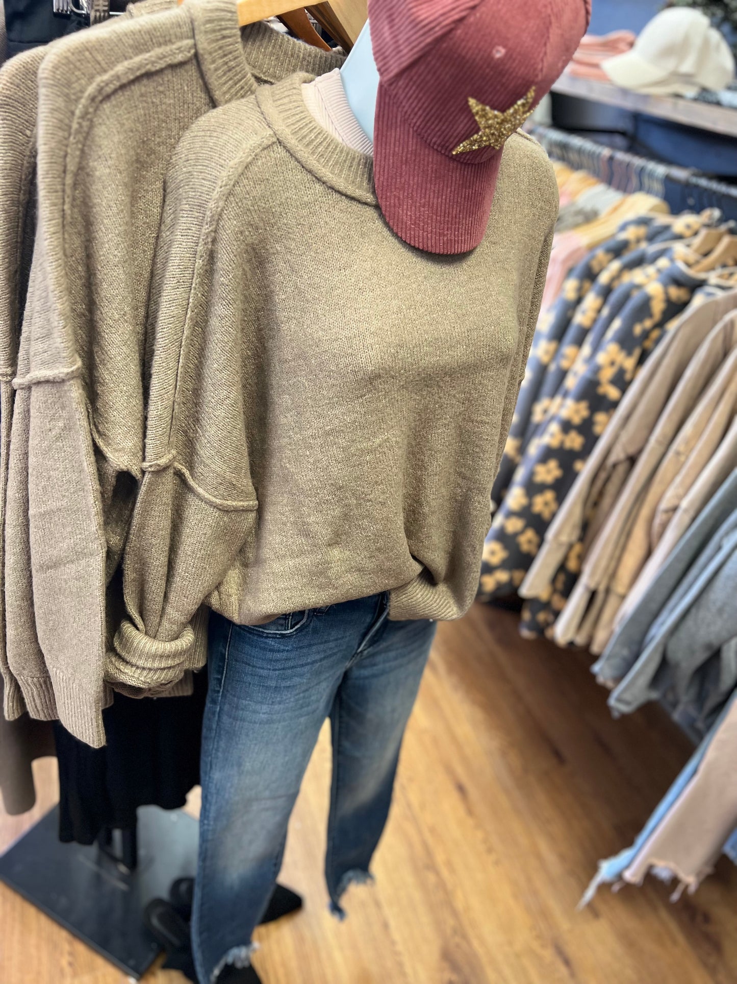 Campfire Sitting Knit Sweater
