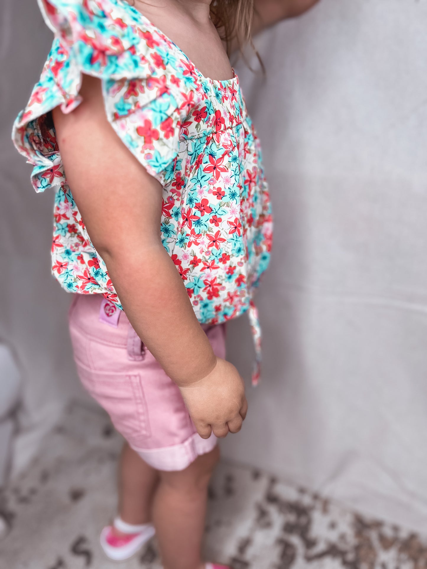 Red Floral Crop