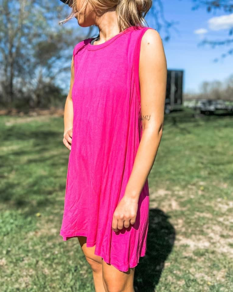 Plus Pink Tunic Tank - Sawyer + Co.