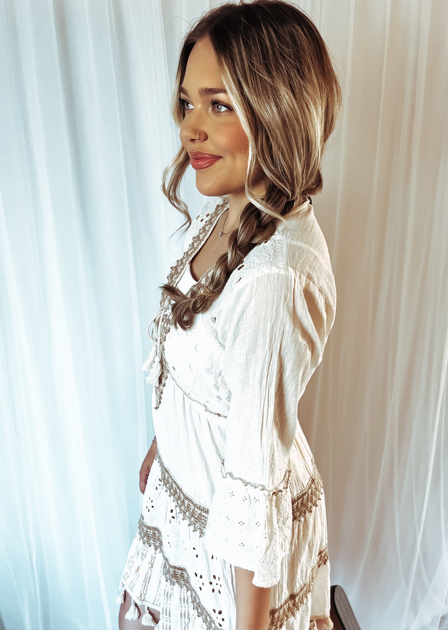 Coastal Haven Midi Swim Cover
