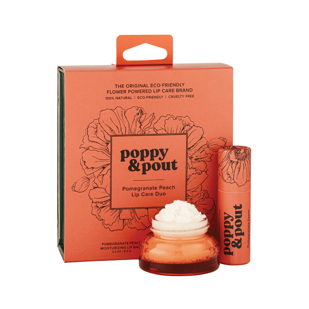 Lip Duo Gift Set - Pomegranate Peach