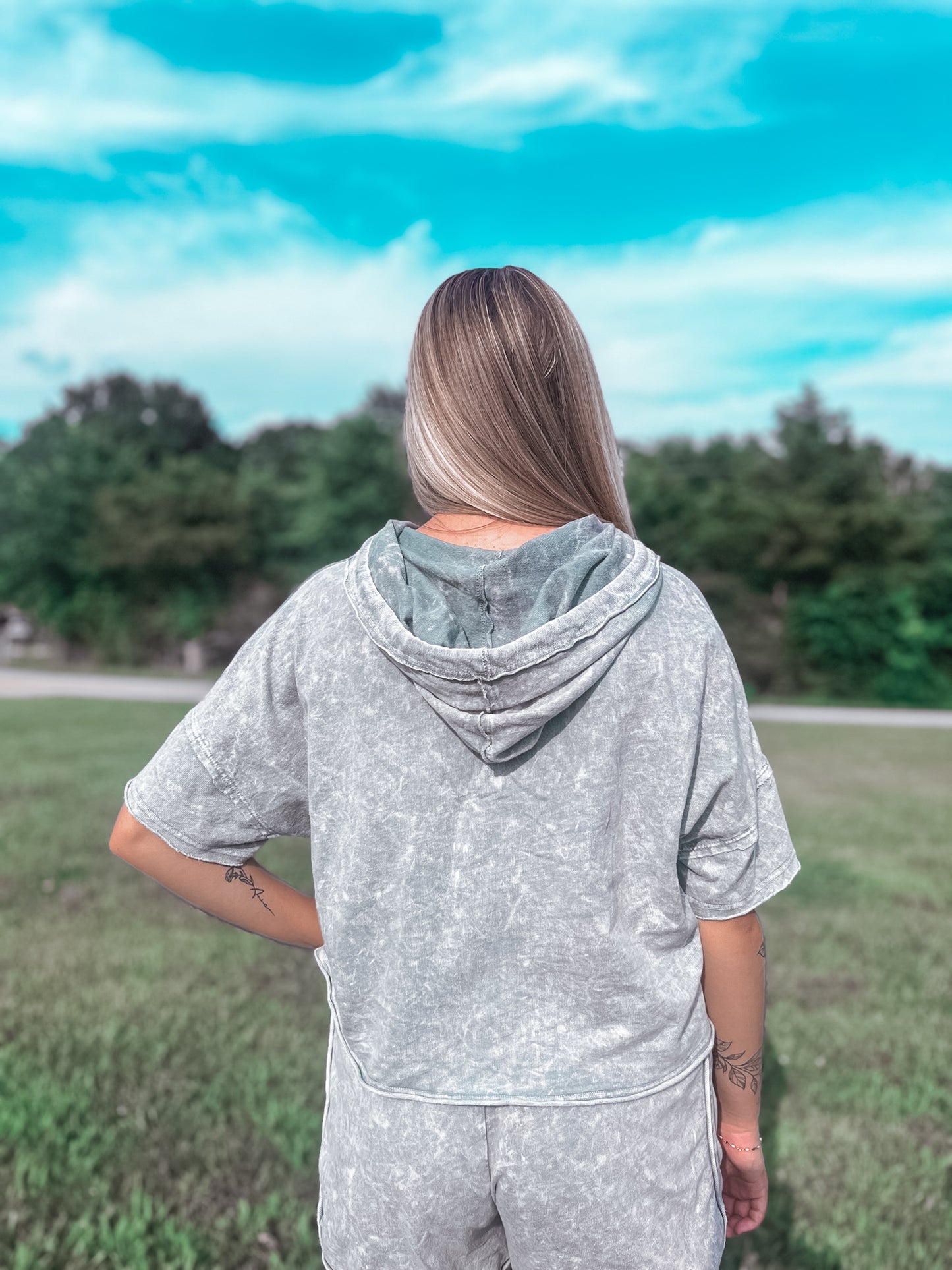Lounge Around Shirt- Grey