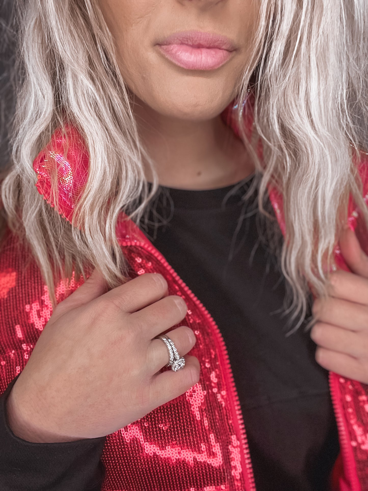 All The Glam Game Day Puffer Vest