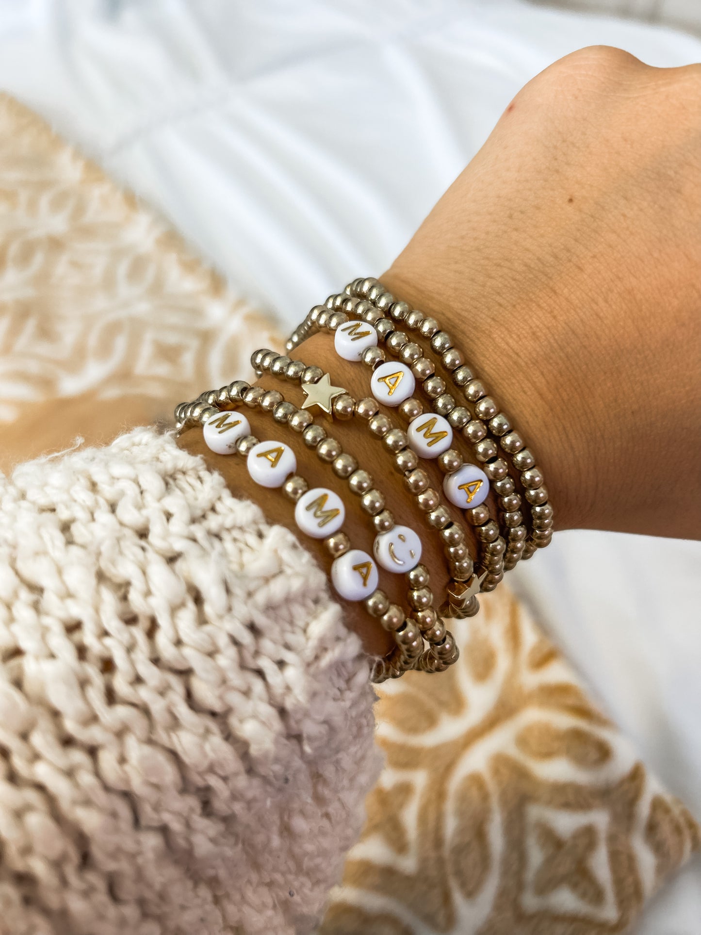 3 Piece Mama Bracelet Stack