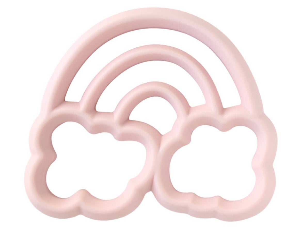 Chew Crew Silicone Baby Teethers Rainbow - Sawyer + Co.