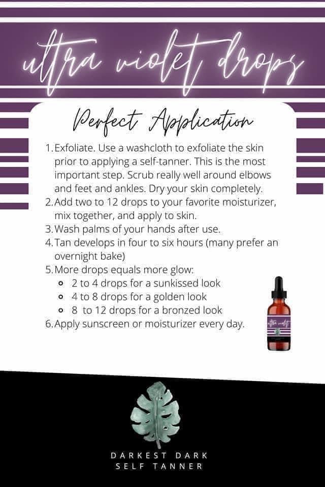 UltraViolet Gradual Tanning Drops - Sawyer + Co.