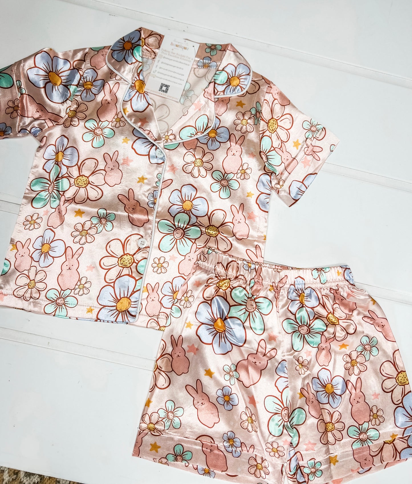 Flower Bunny Pjs
