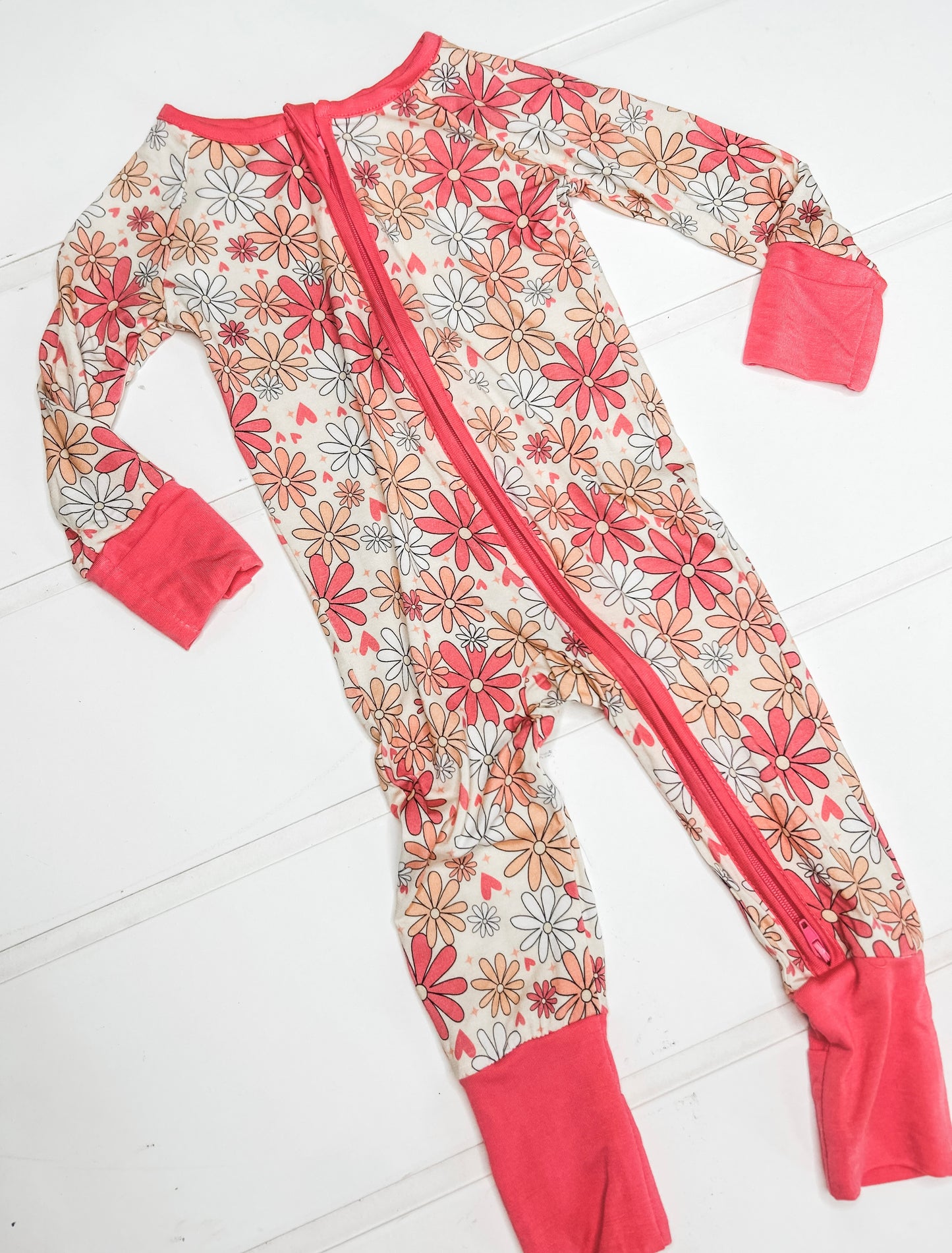 Bamboo Flower Zipper